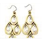 Lucky Brand Two-Tone Chandelier Earrings